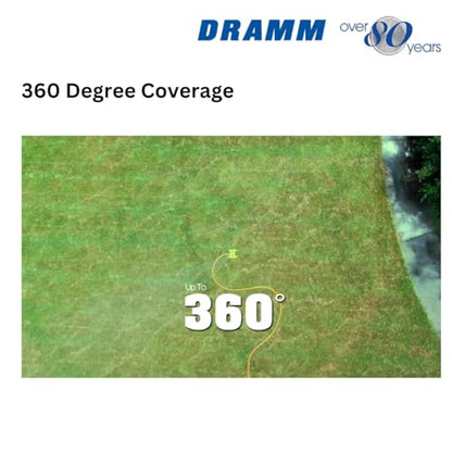 Dramm ColorStorm Gear Drive Sprinkler on Heavy Duty,Durable Metal Base, 4 Patterns, Ideal for Small, Medium & Large Areas with Pass Through Feature, Berry, 40 Foot Diameter - color: Berry, style: Gear Drive Sprinkler