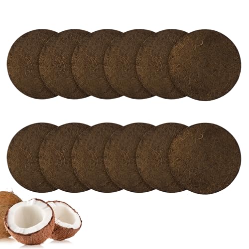 ENLOY 7.25Inch Biodegradable Natural Filter for Kitchen Compost Bin 12 Pack - color: Biodegradable (7.25 Inch)