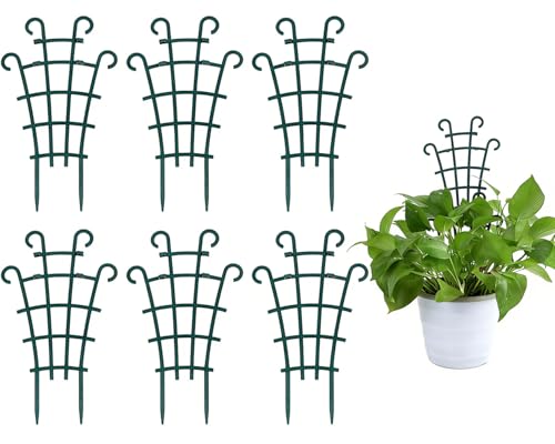 UWIOFF Plant Trellis for Climbing Plants, 6 Pack, Plastic Plant Support