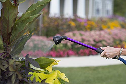 Dramm RainSelect Rain Wand – 16 Inch Aluminum Watering Wand with 9-Pattern Adjustable Spray Head & One Touch Thumb Control Valve – Garden Hose Wand for Containers, Raised Beds– Green - color: Green, size: 16"
