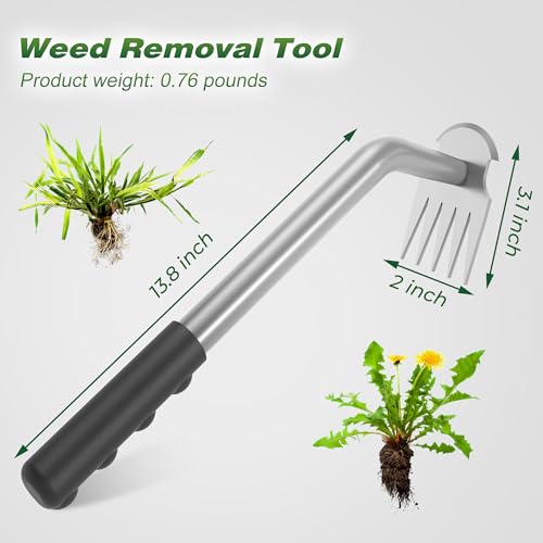 Walensee Weed Puller Tool - Durable Weeding Tool for Dandelions & Crabgrass