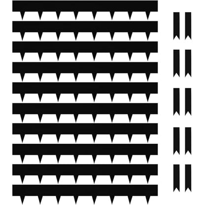 33ft. 10 Pack Metal Landscape Edging, 40" L × 6" H Garden Border - color: Black, size: 6 Inch