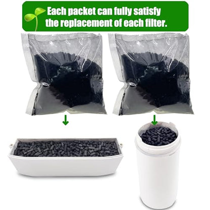 2Pcs Filter Refills for Lomi Smart Composter Top & Back Filter Slots