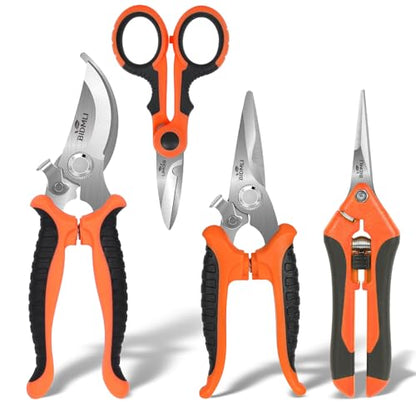 4-Pack Multifunctional Garden Scissors Set - style: BIDMLI05