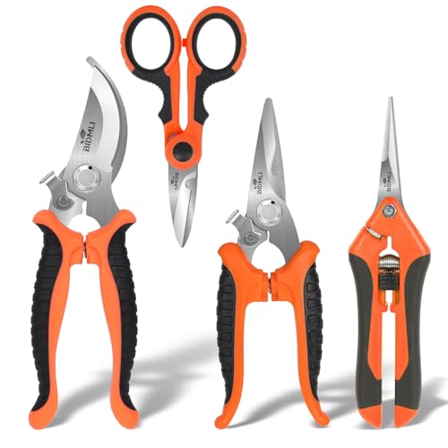 4-Pack Multifunctional Garden Scissors Set - style: BIDMLI05
