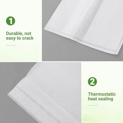 GREANER Biodegradable Plant Pots, 15.7"x14.2" Non-Woven Seedling Nursery Bags, 20-Pack Durable Garden Bags for Vegetable, Flower, Plant Grow - size: 15.7"x14.2"/20pcs