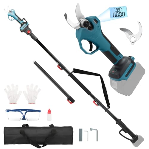 2-in-1 Cordless Pole Pruning Shears for Makita 18V Battery (No Battery) - style: 2 in 1 Blue for Makita 18V