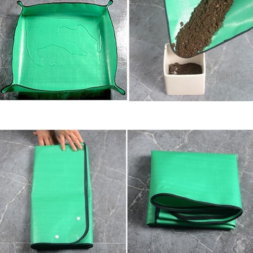 Waterproof Foldable Repotting Mat Non Slip Potting Mat Multifunctional Plant Accessories Gardening Essentials for Indoor Plant Transplanting Use