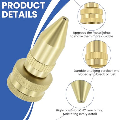 1Pcs Brass Adjustable Nozzle 181331 Tips Replacement with Gasket