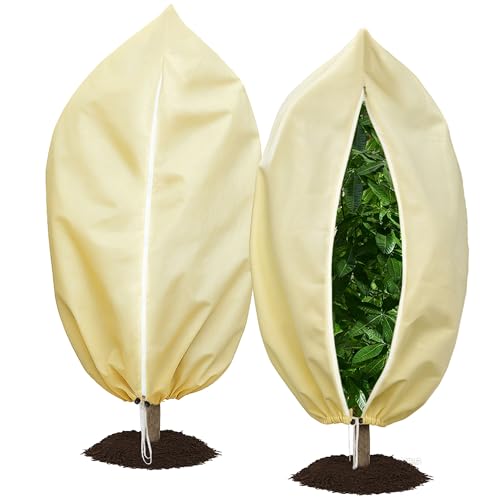 Plant Covers Freeze Protection 2 Pack 47.2"x70.8"