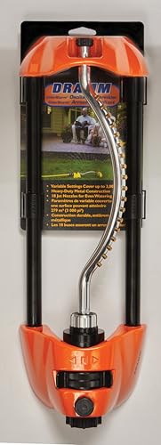 Dramm 15001 ColorStorm Premium Metal Brass Nozzle Jets, Yellow Oscillating Sprinkler - color: Yellow