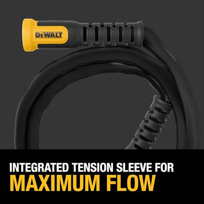 DEWALT 6 ft x 5/8 in Heavy-Duty Professional Grade Fabric Garden Hose - DXMH3306 (Pack of 6) - size: 6 Ft (Pack of 6)