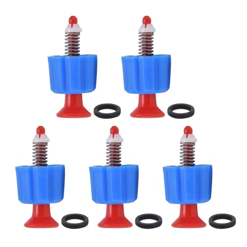 5PCS Safety Release Valve, Premium PP Explosion Proof Pressure Relief Valve for 3L 5L 8L Backpack Sprayers Garden Sprayer Replacement (Red Blue) - color: Red Blue