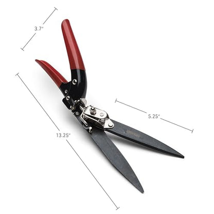 Kings County Tools Grass Shears - Garden Clippers with Rotating Handle