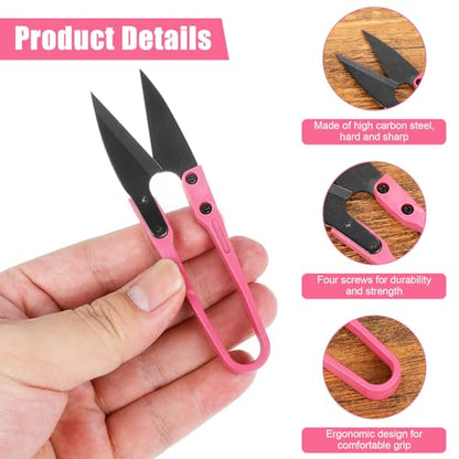 4PCS Mini Bonsai Pruning Scissors, StainlessSteel Gardening Clipper