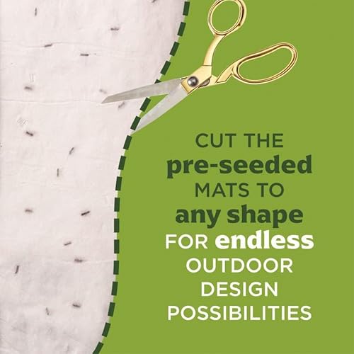 Seed Mat - Easy to Plant and Grow Garden Seeds - Creates Fragrant, Vibrant Flower Garden (Monarch Butterfly Sanctuary Flower Garden - 1 mat)