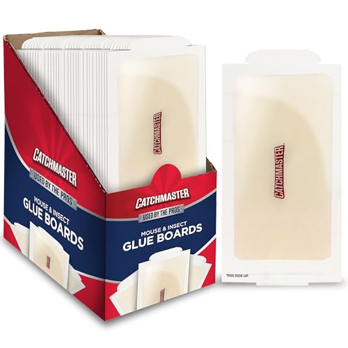 Catchmaster Compact Sticky Mouse & Insect Traps 75pk, Bulk Glue Boards - size: 7" x 3.5" (75 Pack)