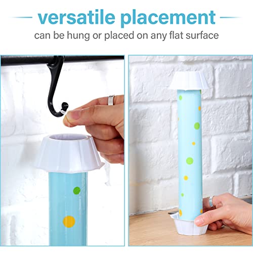 Qualirey 4 Pcs Sticky Fly Trap Fly Stick with Hook, Blue Polka Dots - style: Blue Polka Dots