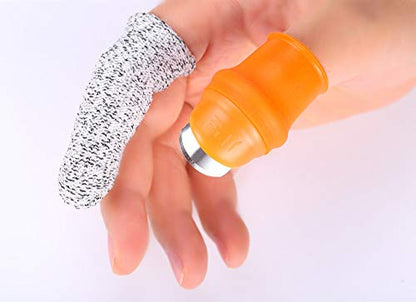 Upgrade Garden Silicone Thumb Knife, Harvesting Plant Tool, Gardening Gifts, Finger Picking for Trim Vegetable Gardening and Kitchen Help (S) - size: Small