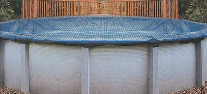 Leaf Net Cover for 16-Foot-by-24-Foot Oval Above-Ground Swimming Pools | Keeps Leaves and Other Debris Off Your Winter Pool Cover - size: 16' x 24' Oval