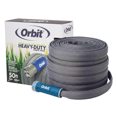 Orbit ExoJacket Heavy Duty Fabric Garden Hose, 50 ft x 5/8 in - 33185 - size: 50 Ft, style: ExoJacket