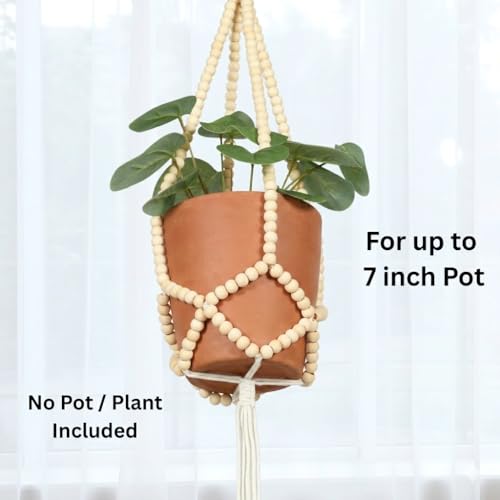 Small Macrame Plant Hanger (for 6"), Short Plant Hanger