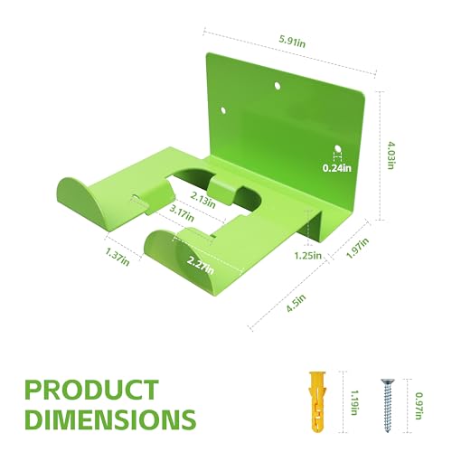 Wall Mount Power Tool Organizer, Storage Rack for EGO Weed Eater & Trimmer - color: 2 Pack