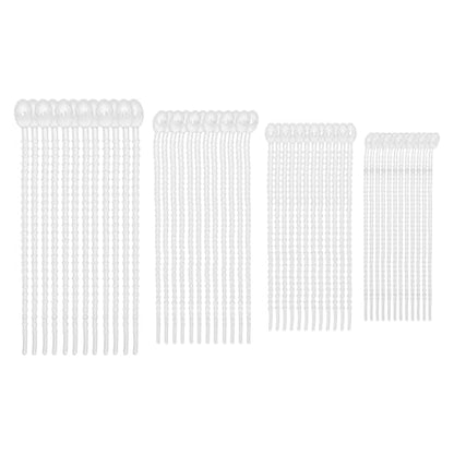 M METERXITY 24-Pack Adjustable Plant Ties, 4.7/5.9/6.7/8.2 Inch Silicone Flexible Multi-Function Garden Twist Tie for Crafts/Gift Wrapping/Gardening Plants, Reusable Support Twine [Clear ] - color: Clear