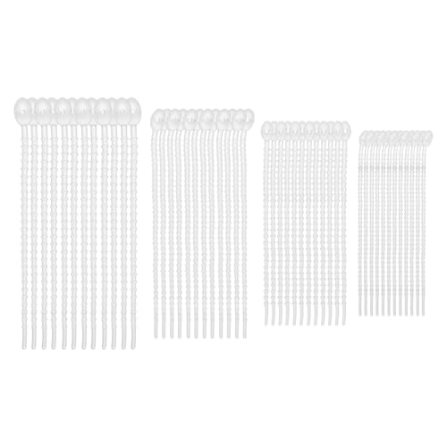 M METERXITY 24-Pack Adjustable Plant Ties, 4.7/5.9/6.7/8.2 Inch Silicone Flexible Multi-Function Garden Twist Tie for Crafts/Gift Wrapping/Gardening Plants, Reusable Support Twine [Clear ] - color: Clear