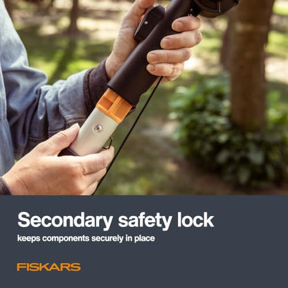 Fiskars 4-16 Ft XtendControl Extendable Modular Pole Saw & Tree Trimmer - style: 16' X3 Double-Hooked Saw