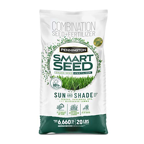Pennington Smart Seed Sun and Shade Mix North Grass Seed, 20 lb - size: 20 lb