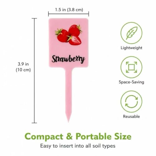 15Pcs Waterproof Acrylic Plant Labels