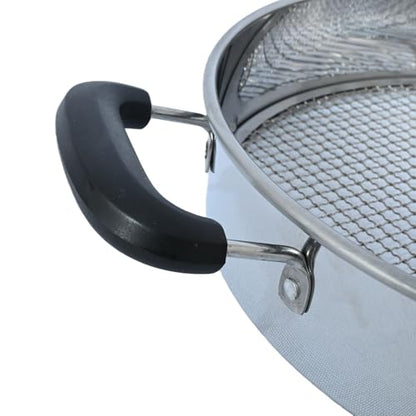 Soil Sifter with Handle – Includes 4 Replaceable Mesh Screens 3mm/6mm/9mm/12mm for Gardening & Compost