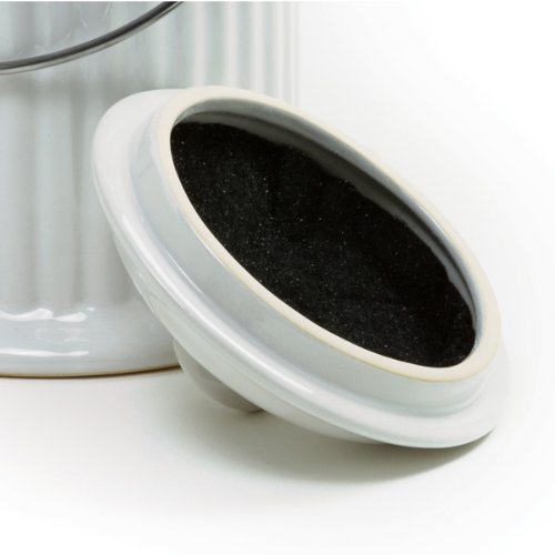 Norpro, White , 1 Gallon Ceramic Compost Keeper, One Size - color: White