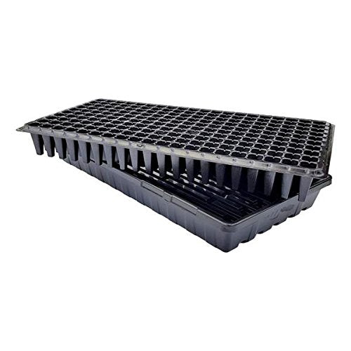 Bootstrap Farmer 200 Cell w/ 1020 Flat Seedling Starter Trays Extra Strength 5 Pack Combo - Seed Planting Insert Plug Tray, Soil & Hydroponics Plant Growing Plugs - size: 5 Flats and 5 Cell Trays