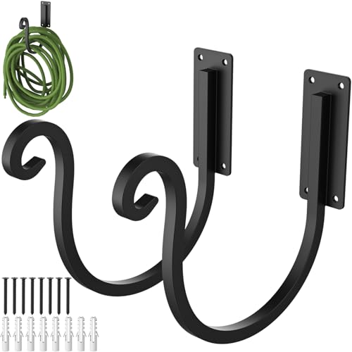 Garden Hose Holder Wall Mount,Water Hose Holder for Outside(2 Pack) - size: 2 Pack