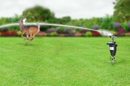 Motion Activated Sprinklers for Yard - Cat & Deer Repellent Devices, Raccoon & Dog Deterrent, Skunk & Cat Repellent for Yard, Scarecrows for Outside, Yard Maintenance Must Haves (2 Pack) - size: 1 Count (Pack of 2)