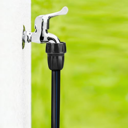 3/4 Inch Female Pipe Thread to 1/2 Inch Drip Irrigation Tubing Adapter, 6 Pack 1/2 In. Barbed Drip Line x 3/4 In. FHT Swivel Faucet Garden Hose Adapter Convert 3/4" Hose to 1/2" Pipe - size: 3/4" x 1/2" Faucet Adapter