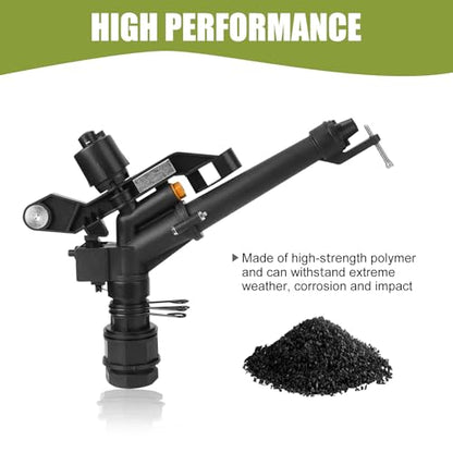 360 Rotating Irrigation Sprinkler Plastic Thread for Farm Garden Watering