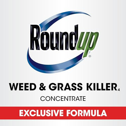 Roundup Weed & Grass Killer4 Concentrate, 35.2 fl. oz. (2-Pack) - size: 1 qt. Concentrate (2-pack)