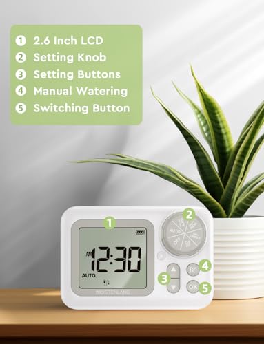 Moistenland Automatic Plant Waterer, Indoor Plant Watering System