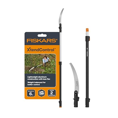 Fiskars 3-6 Ft XtendControl Extendable Modular Pole Saw & Tree Trimmer - style: 6' X1 Saw