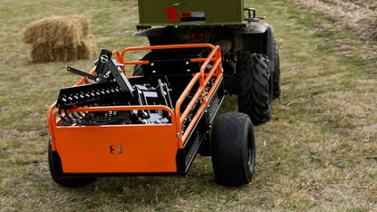 Impact IMPLEMENTS® 1500lb HD Agricultural Trailer with Solid Floor & Sides. Rugged Tires and Solid Sides with Tailgate for Increased Capacity. Original USA Design. - size: 1500lb HD Steel Bed