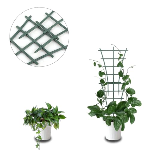 Mini Plant Trellis for Climbing Plants, Plastic Potted Stake