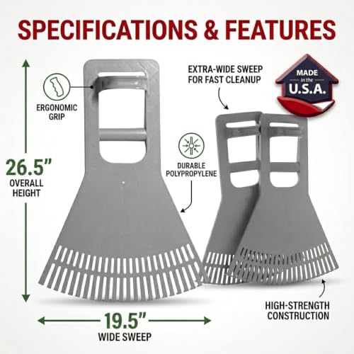 Pick-Up Claws | Premium Ergonomic Leaf Scoop Yard & Garden Grabber Tool - style: Pick-Up Claws