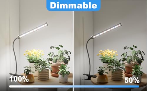 GooingTop Grow Light for Indoor Plants Growing, 6000K Full Spectrum - size: 40Watts
