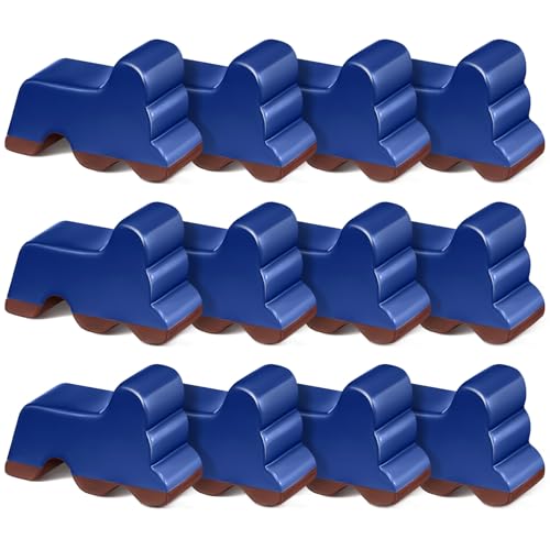 Kigeli 12 Pcs Resin Pot Feet for Outdoor Planters Frost Proof, Royal Blue - color: Royal Blue