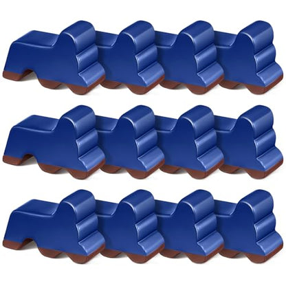 Kigeli 12 Pcs Resin Pot Feet for Outdoor Planters Frost Proof, Royal Blue - color: Royal Blue