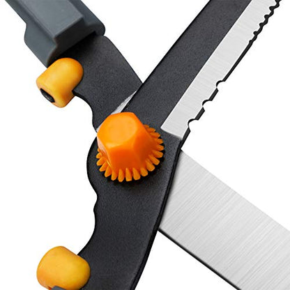 AIRAJ Telescopic Hedge Clippers & Shears,Extendable Hedge Clippers Heavy Duty,7.5" Sharp Pruning Shears,Garden Trimmers,Hand Loppers,Grass Clippers Shears Set,for Trimming Borders,Boxwood,and Bushes
