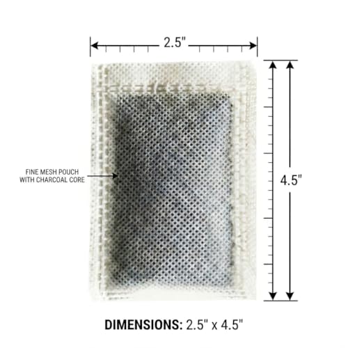 Green Piece Charcoal Air Filters compatible with iTouchless Trash Can 2 Pk - size: Pack of 2